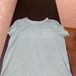 Cat & Jack Light Blue Pocket T-Shirt Girls XXL